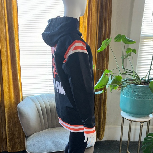 PINK Victoria's Secret Black & Orange SF Giants Zip-Up Hoodie - Picture 6 of 12